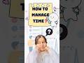 “How to manage TIME🚨” #motivation #fypシ #viral #studyguide #studytips