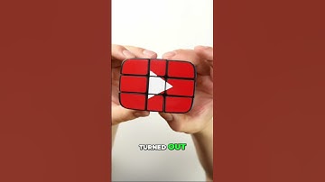 Is this a YOUTUBE BUTTON Cube? #shorts #rubikscube #3x3
