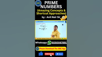 divisibility rule | ‎@AnilNairClasses  | #mathstricks #math #cat2024 #competitiveexams #factors