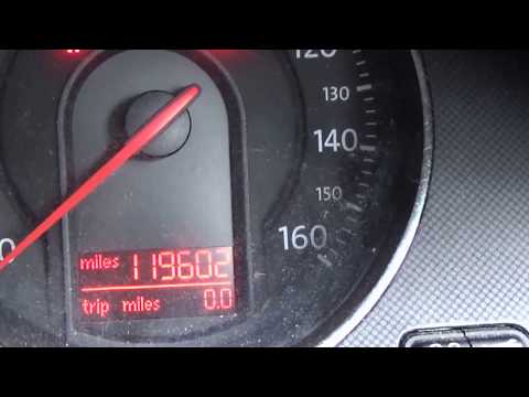 How to change miles to kilometers in dashboard. VW.