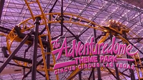 Adventuredome Theme Park at Circus Circus Hotel Tour & Review with The Legend