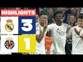Real Madrid 3-1 Villarreal CF | LaLiga EA Sports Match Summary