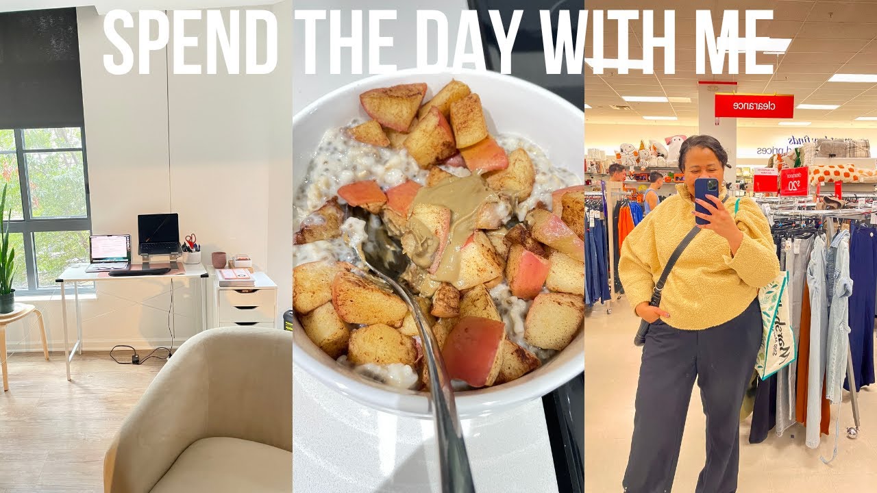 Spend the Day with Me | What I Ate, Fall Shopping & Apartment Update (Fall Glow Up Edition)