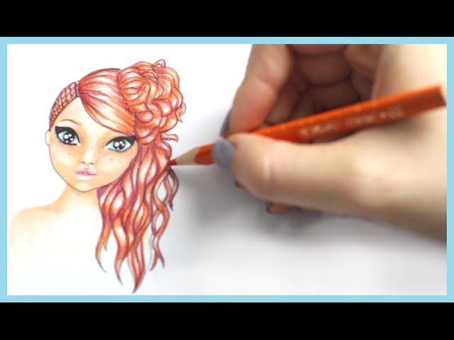 Topmodel Malbuch How To Draw Hair Frisur Malen Copics Foxy Draws Youtube