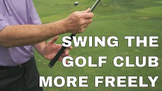 SWING GOLF CLUB BY FINDING YOUR POWER ANGLE