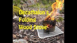 Decathalon  Solognac Folding Wood Stove