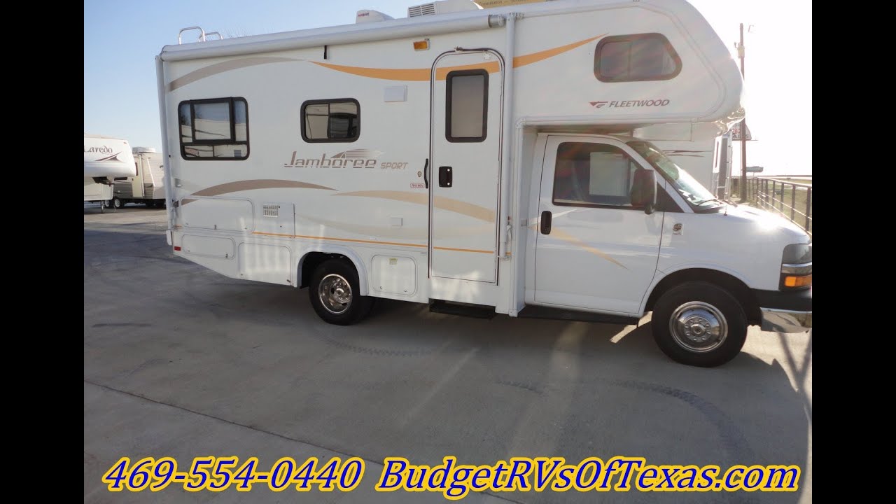 2008 fleetwood jamboree sport class c motor home for sale in DAllas