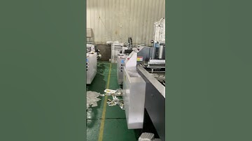 High-Speed Double-Line Vest Bag Making Machine in Action – Efficient & Rapid Production Process