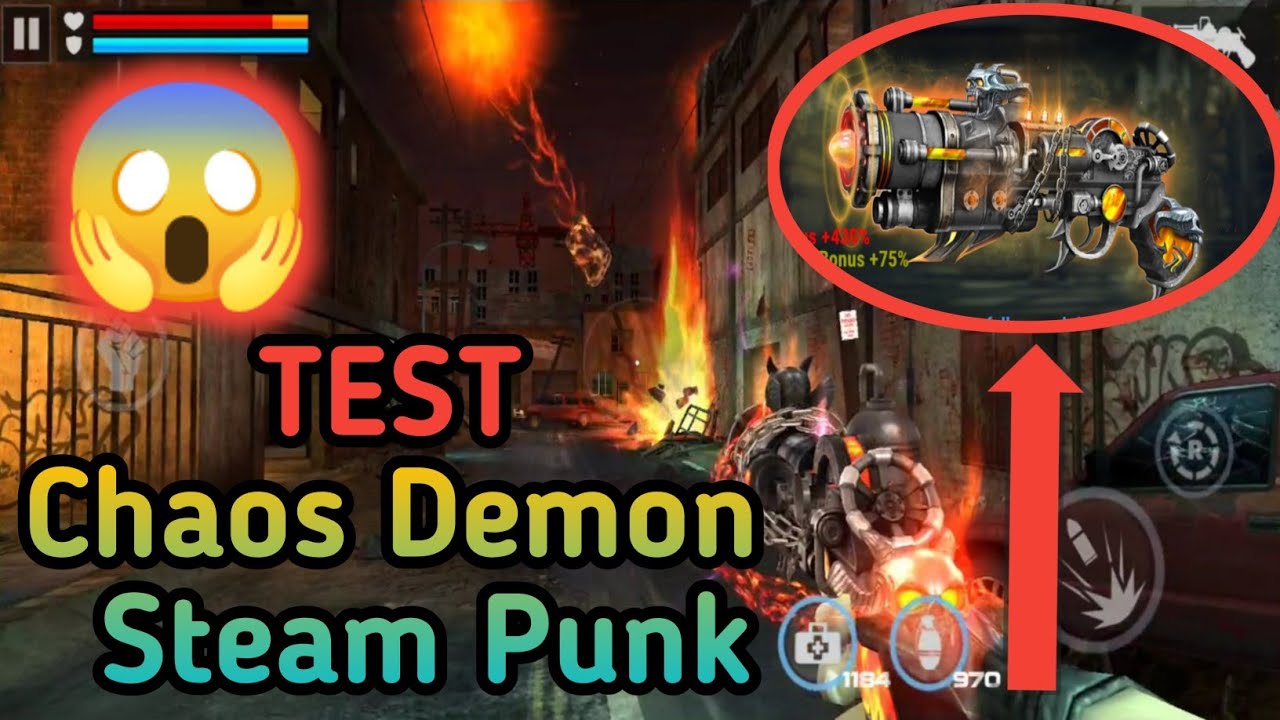 Dead Target: Zombie🧟|| Chaos Demon Steam Punk Test😈|| Chaos Demon Steam Punk😱|| Satan Gaming 🇮🇳