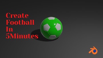 Create A Football In Just 5 Minutes /Easy Method/ Blender 2.91 /Tutorial