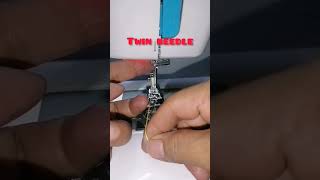 using twin needles #sewing #diysewing #sewingtimes #howtouse #twinneedles