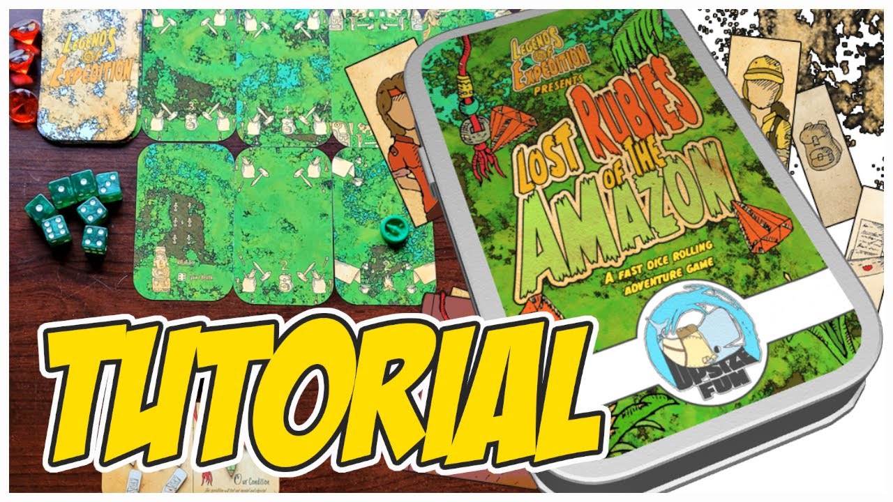 How To Play: Lost Rubies of the Amazon | Solo Player Mint Tin Game Tutorial!