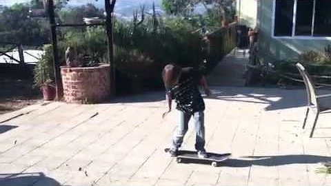 Daniels first pressure flip!