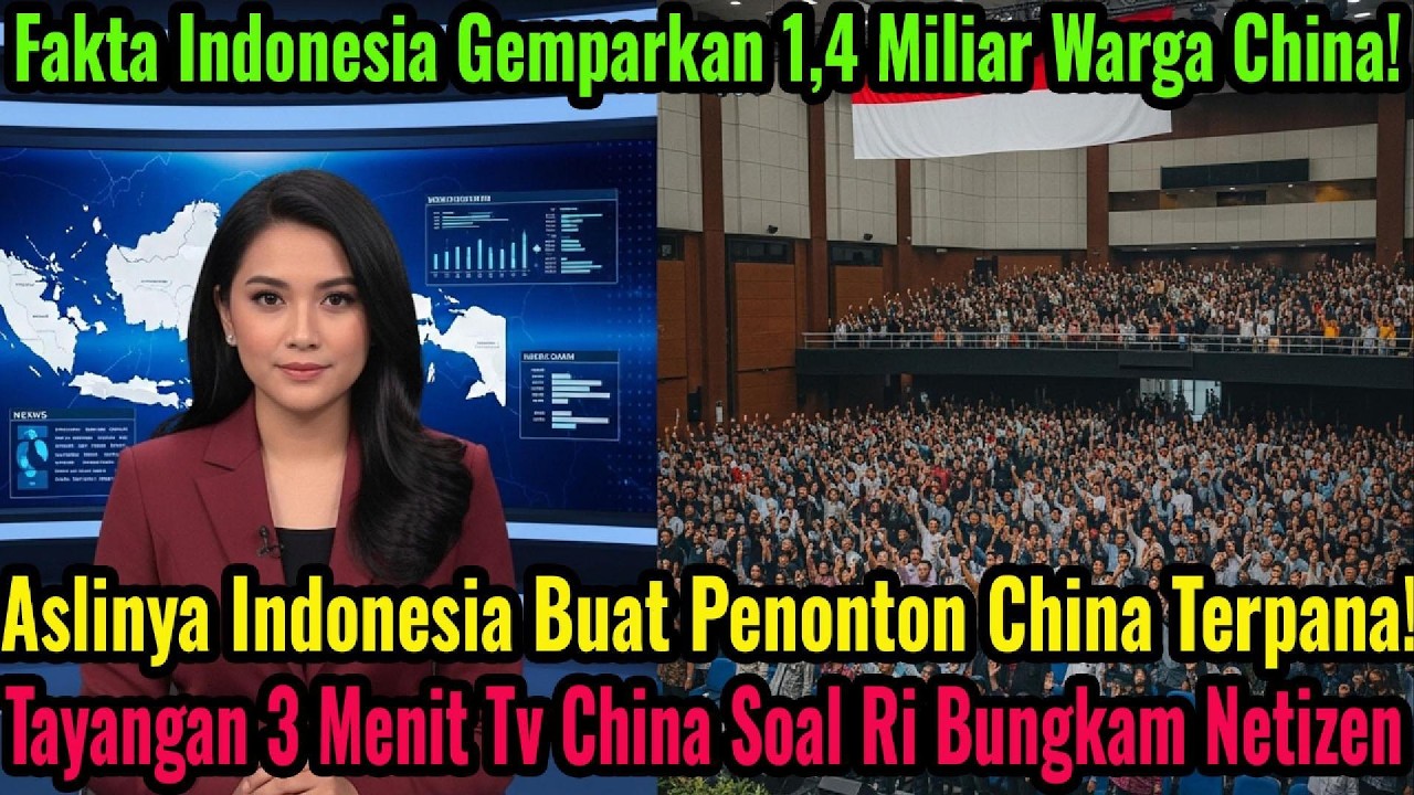 LIVE 3 MENIT DI CHINA SOAL INDONESIA GEMPARKAN NETIZEN! FAKTA SEBENARNYA JAUH DARI DUGAAN MEREKA!