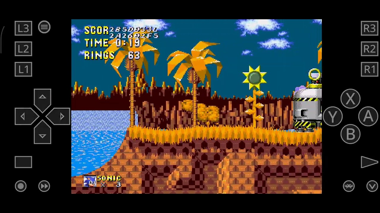 Sonic 1 bird hill island 2024 1st demo debug gameplay