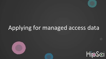 HipSci: Applying for managed access data