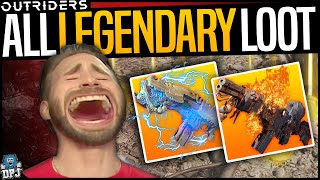 Outriders - I FINALLY Got All 10 Legendaries - Funny Legendary Weapons Drop reactions