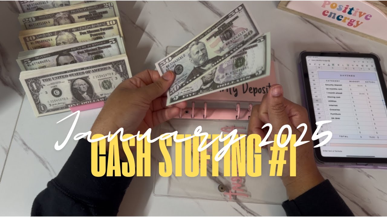 $150 cash stuffing🤑 ⎸ budget with me ⎸ cash envelope stuffing ⎸ low ...