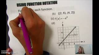 Intro to Function Notation Part 1