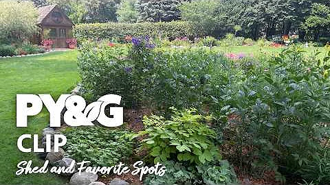 Shed and Favorite Spots | Gardens to Share and Remember | Prairie Yard & Garden 3806