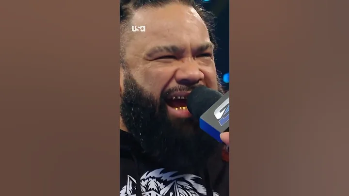 Jacob Fatu has a harsh message for his cousin Jey Uso 👀 #WWE #SmackDown