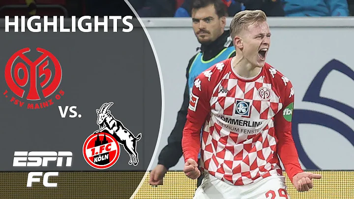 Mainzs young star Burkardt scores again in Cologne draw | Bundesliga Highlights | ESPN FC