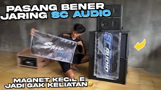 BIAR GAK MALU🤣 PASANG BANNER SOUND BUAT NUTUPIN SPEAKER‼️