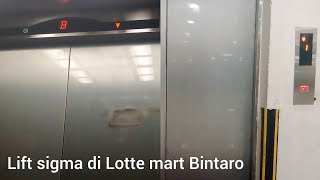 Lift sigma di lotte mart Bintaro 