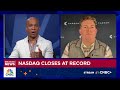 NASDAQ closes at fresh record high