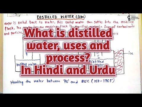 What is distilled water?what are the uses and process of distilled water?easy way to learn in