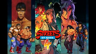 Streets of Rage 4 Co-op Speedrun (Max/Shiva/Boss Rush) 9:59