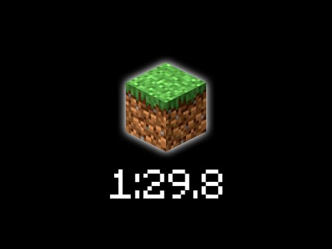 Minecraft beaten in 90 seconds...