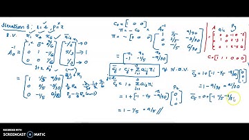 Revised Simplex Method Part 5