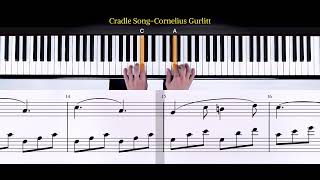 Cradle Song Cornelius Gurlitt| piano tutorial | piano music | lessons for beginners |easy song