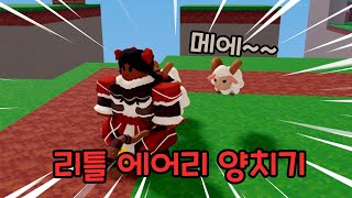 리틀 에어리 양치기 키트!ㅋㅋㅋㅋ【로블록스 배드워즈】뉴비천국