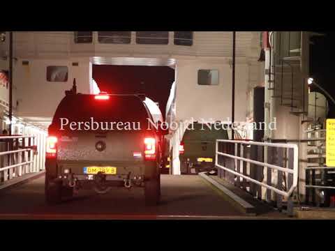 Containerramp: Honderd militairen vertrekken naar Schiermonnikoog