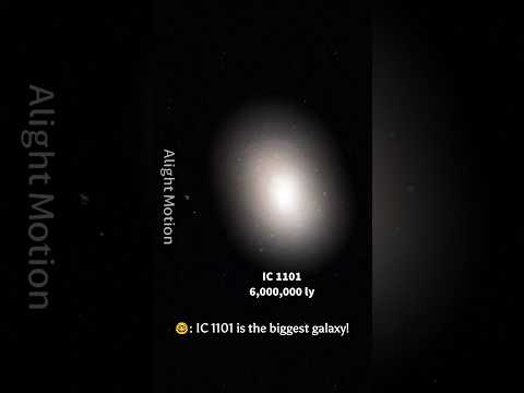 The Biggest Galaxies vs IC 1101 vs Andromeda vs Milky Way: Size Comparison (2024)