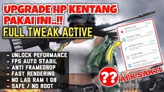GOODBYE LAG‼️UBAH HP KENTANG JADI GAMING | APK SAKTI FULL TWEAK TEMBUS SISTEM | NO ROOT 100% WORK screenshot 2