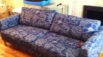 ikea karlstad sofa assembly service video in Baltimore MD by Furniture Assembly Experts LLC