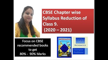 NCERT Syllabus Reductions | CBSE Class 9 Maths - Revised Syllabus for academic year 2020-21