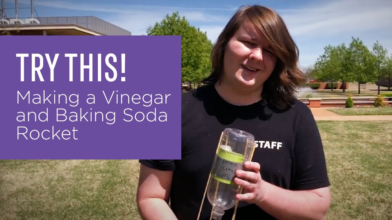 Try This Make a Vinegar and Baking Soda Rocket SMOatHome YouTube