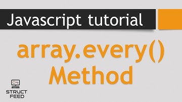 Every() Method in JavaScript Array