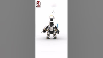 LEGO Chibi Mech Building Animation