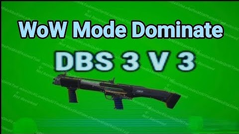 DBS 3v3 WoW mode domination #bgmi.