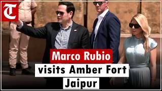 Marco Rubio, Wife Jeanette Visit Jaipur’s Amber Fort; Sergio Gor Accompanies During India Tour