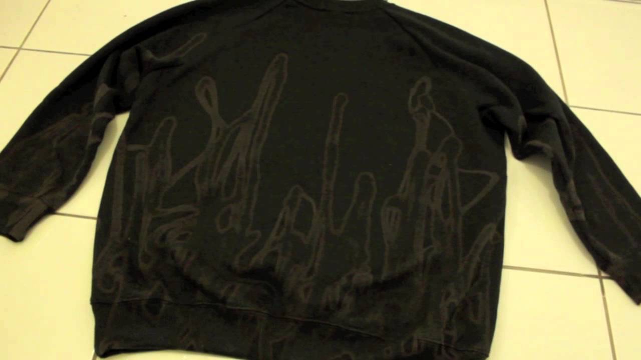 How to make a bleached jumper with a transfer design YouTube