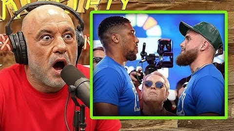 JAKE PAUL LOSES IT! Joe Rogan REACTS to Jake Paul vs Anthony Joshua Fight!