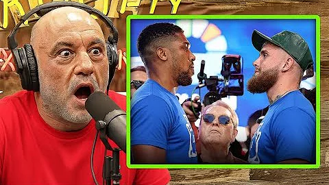 JAKE PAUL LOSES IT! Joe Rogan REACTS to Jake Paul vs Anthony Joshua Fight!
