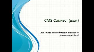 Salesforce CMS Connect (JSON) using WordPress screenshot 5