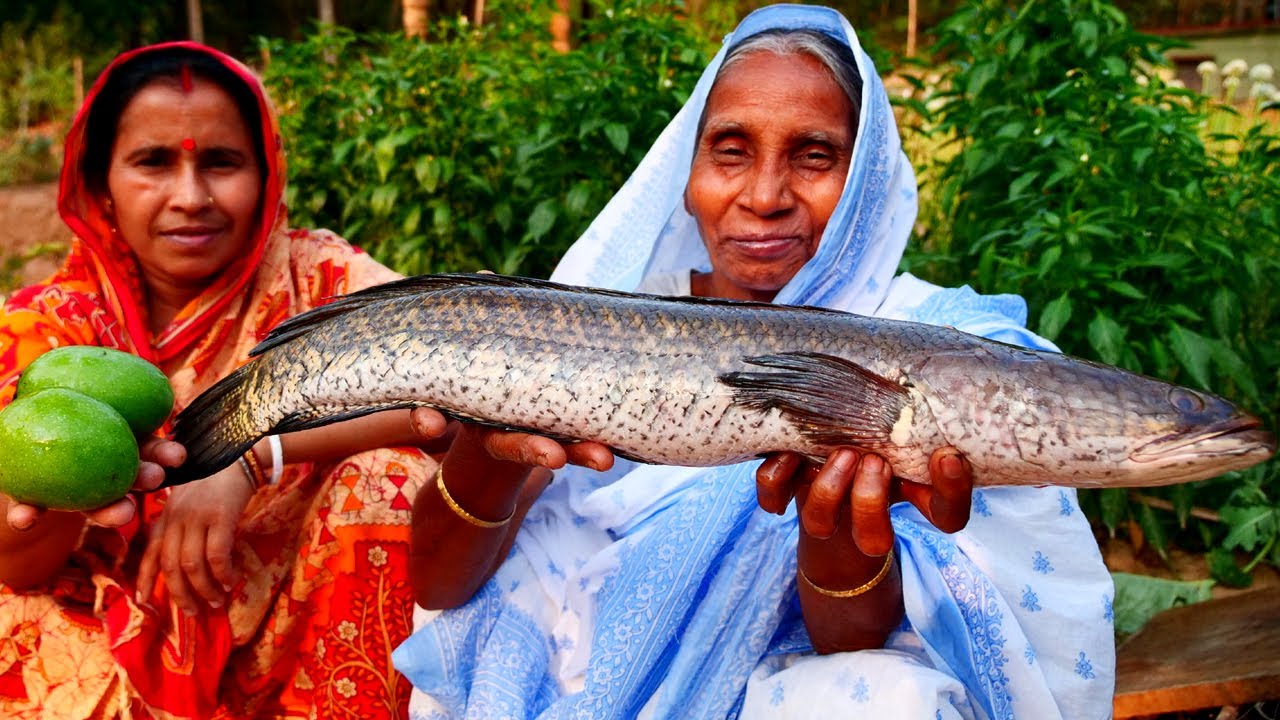 Bengali Famous AAM SHOL Recipe Prepared by Grandmother | Village Cooking Channel